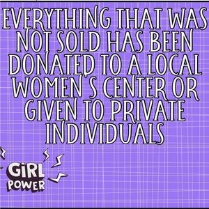 Donated to Women’s Crisis center